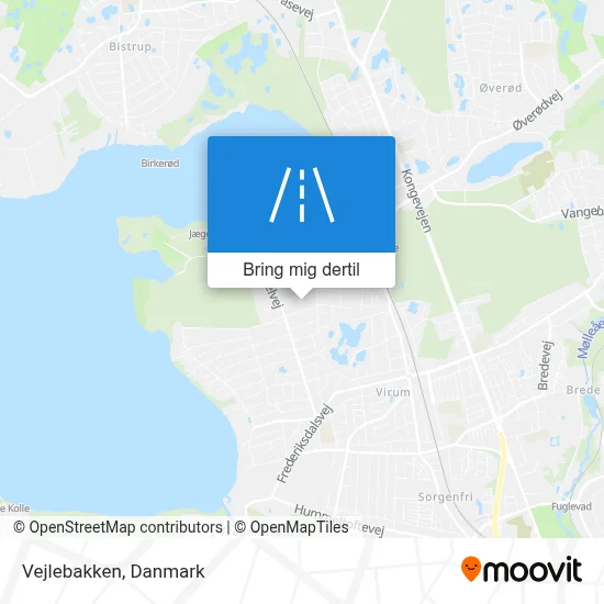 Vejlebakken kort