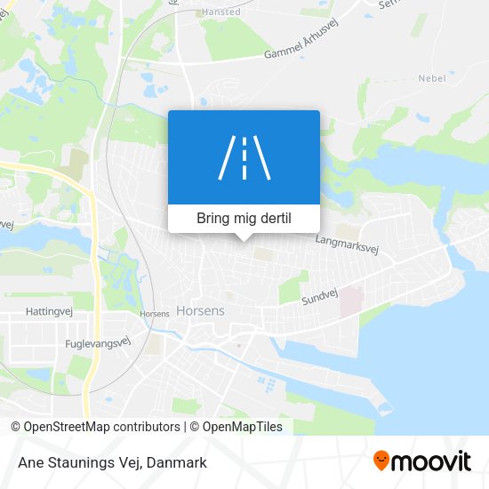 Ane Staunings Vej kort