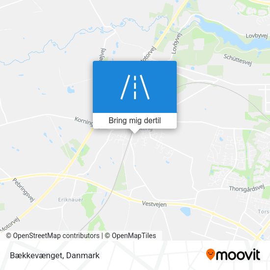 Bækkevænget kort