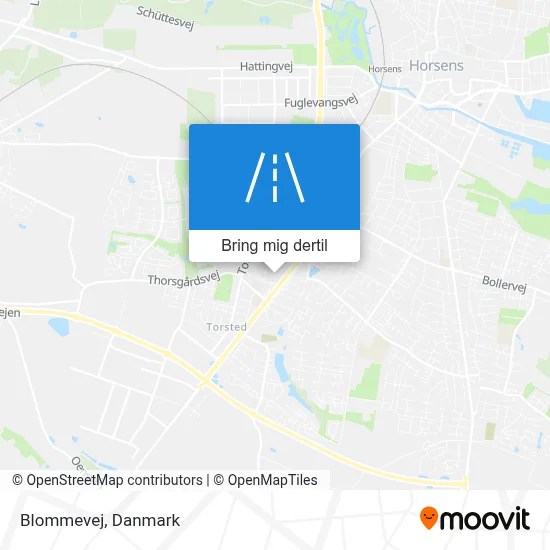 Blommevej kort