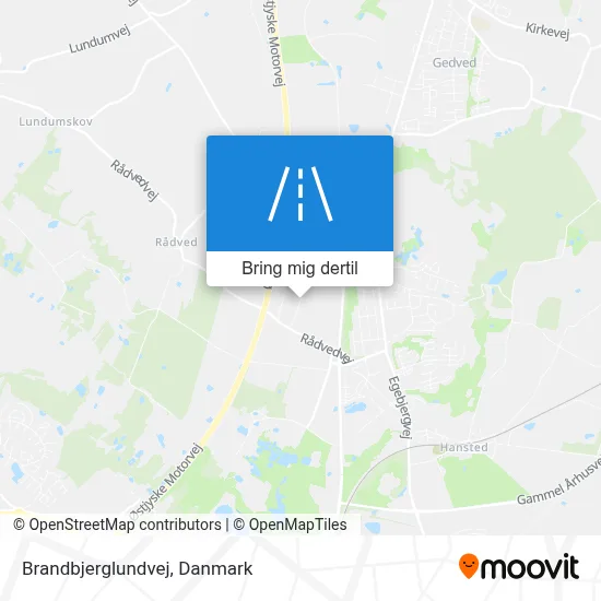 Brandbjerglundvej kort