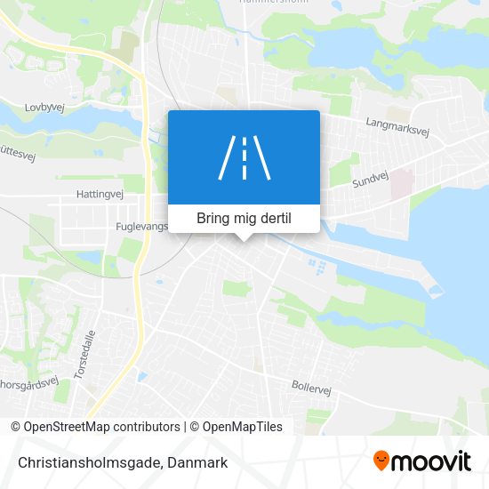 Christiansholmsgade kort