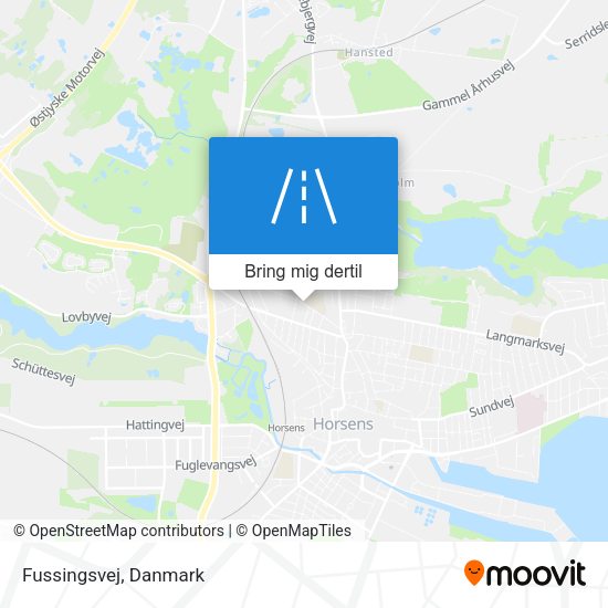 Fussingsvej kort