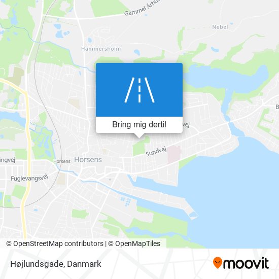 Højlundsgade kort