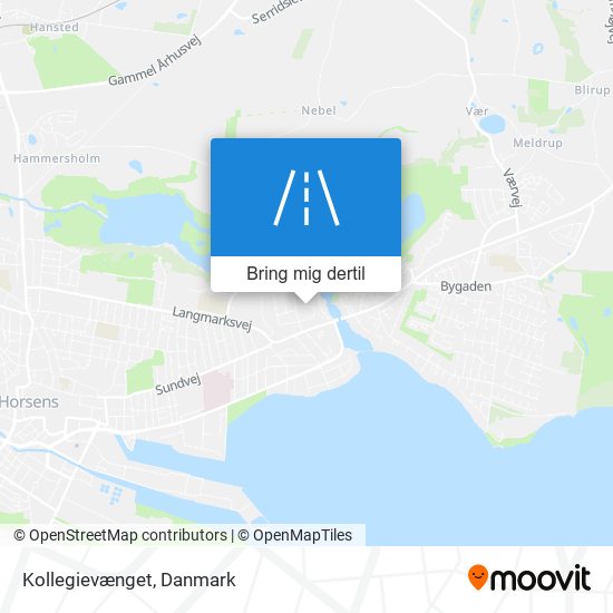 Kollegievænget kort