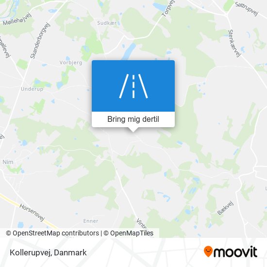 Kollerupvej kort