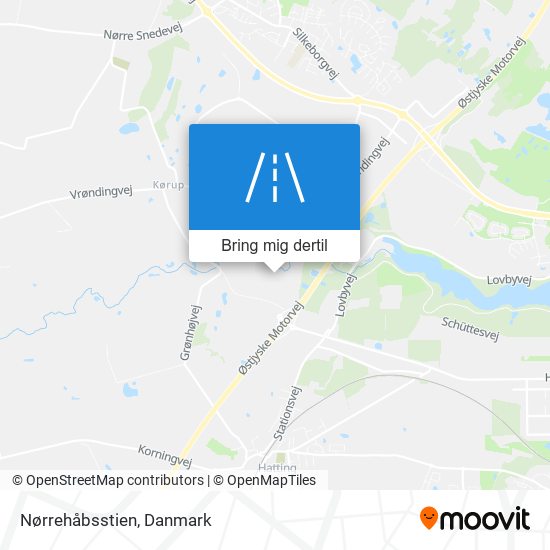 Nørrehåbsstien kort