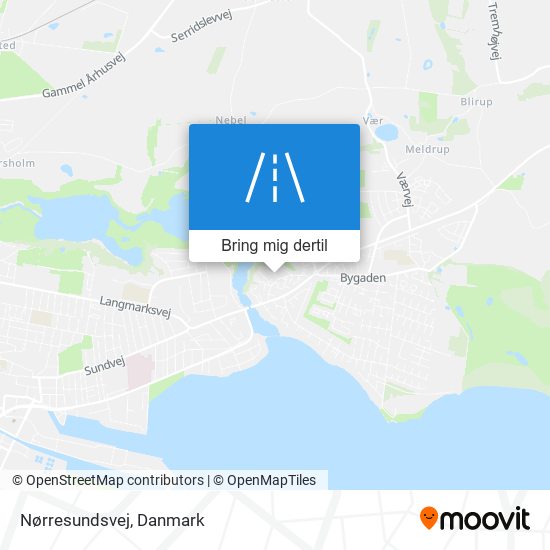 Nørresundsvej kort