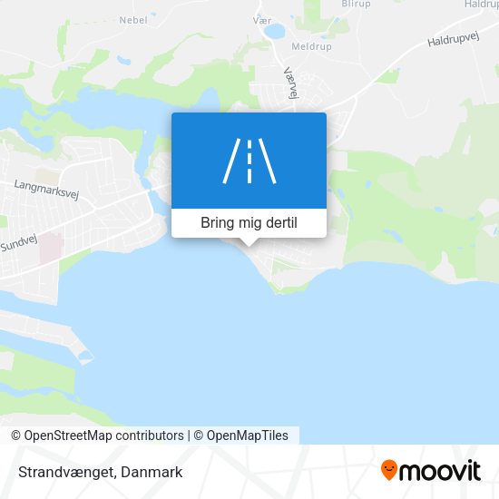 Strandvænget kort