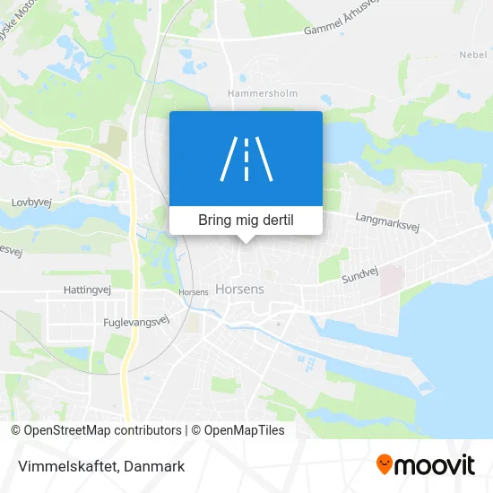 Vimmelskaftet kort