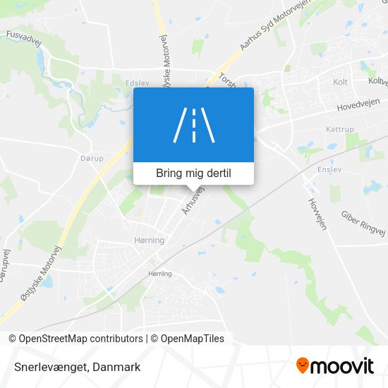 Snerlevænget kort