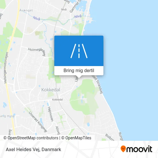 Axel Heides Vej kort