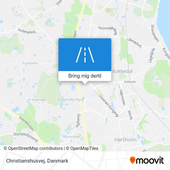 Christianshusvej kort