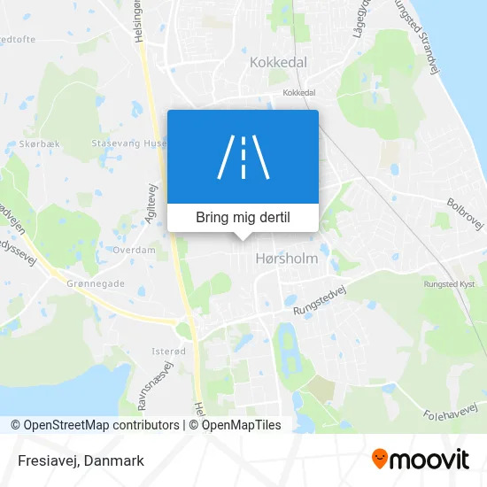 Fresiavej kort