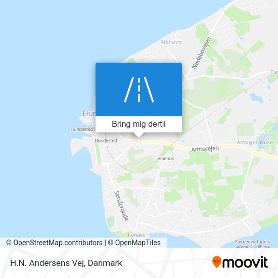 H.N. Andersens Vej kort