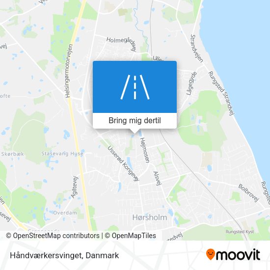 Håndværkersvinget kort