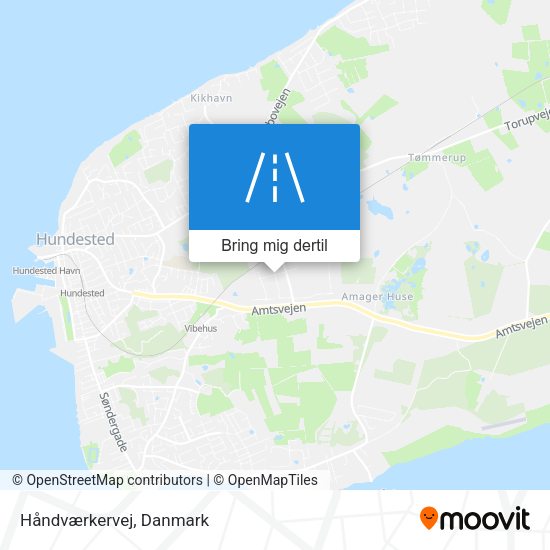 Håndværkervej kort