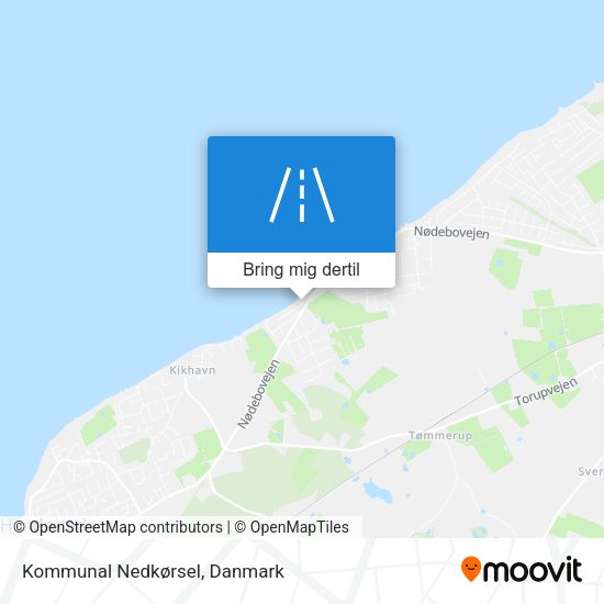 Kommunal Nedkørsel kort