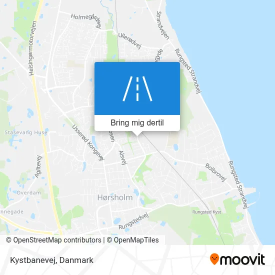 Kystbanevej kort