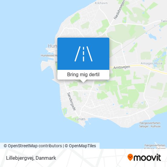 Lillebjergvej kort