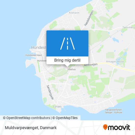 Muldvarpevænget kort