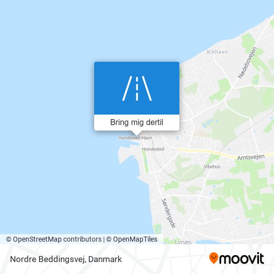 Nordre Beddingsvej kort