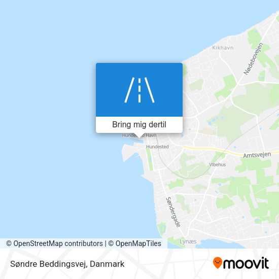 Søndre Beddingsvej kort