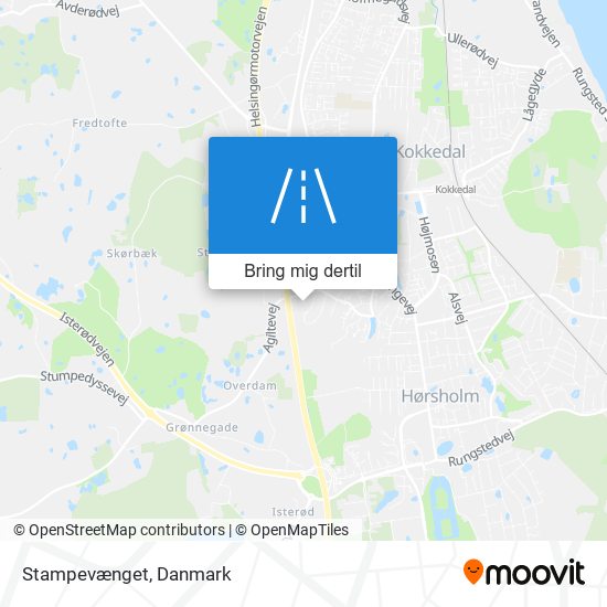 Stampevænget kort