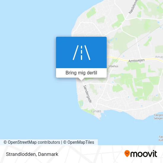 Strandlodden kort
