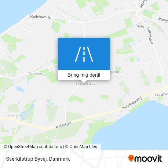 Sverkilstrup Byvej kort