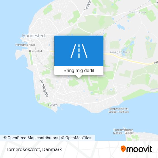 Tornerosekæret kort