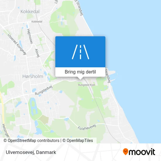 Ulvemosevej kort