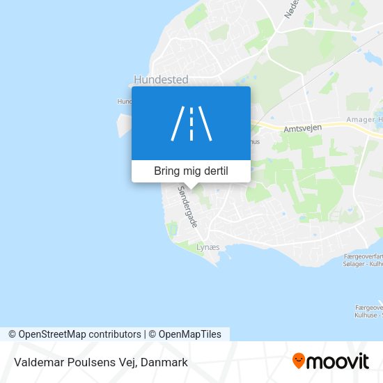 Valdemar Poulsens Vej kort