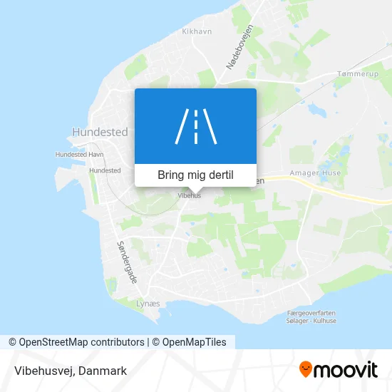 Vibehusvej kort