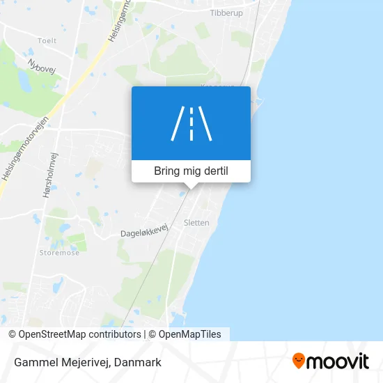 Gammel Mejerivej kort