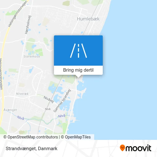 Strandvænget kort