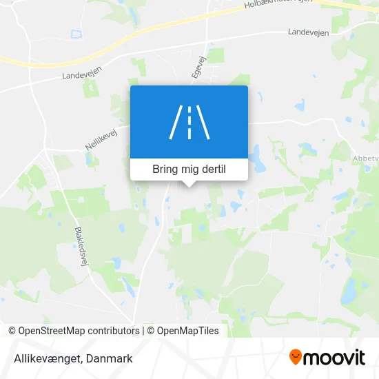 Allikevænget kort