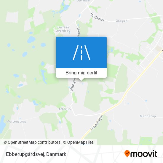 Ebberupgårdsvej kort