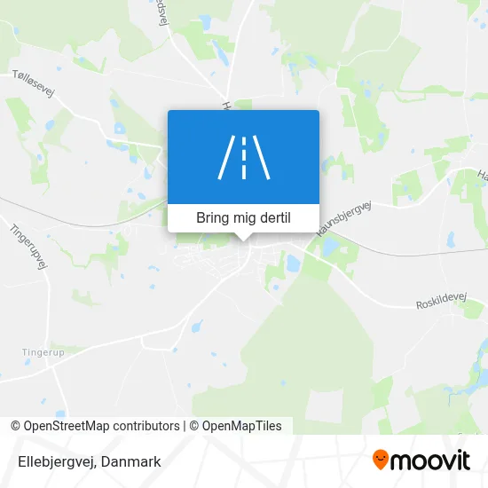 Ellebjergvej kort