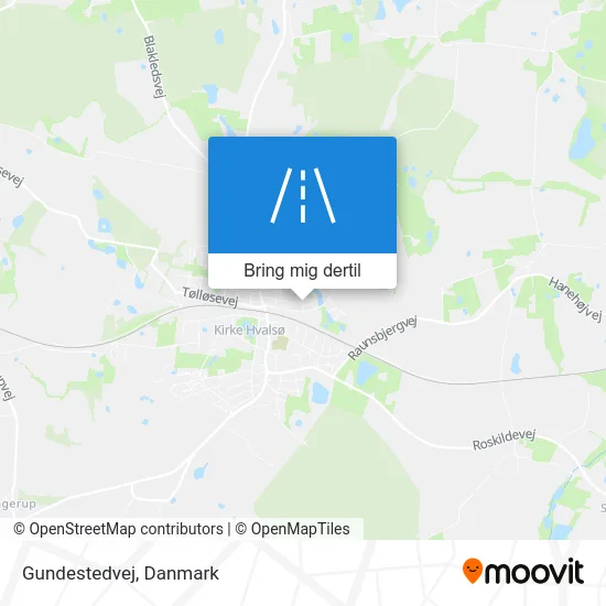 Gundestedvej kort