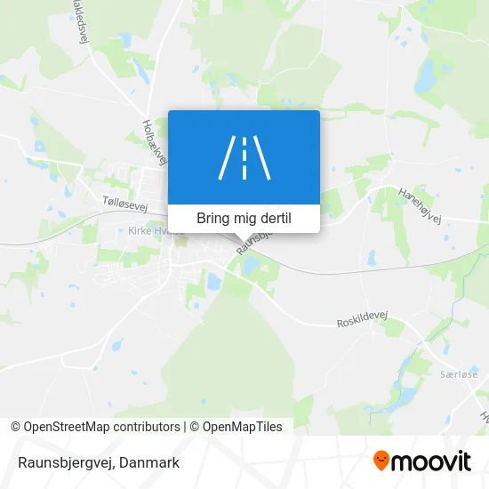 Raunsbjergvej kort