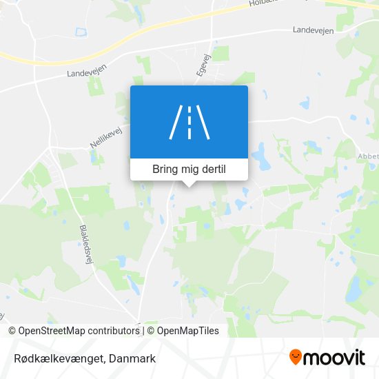 Rødkælkevænget kort