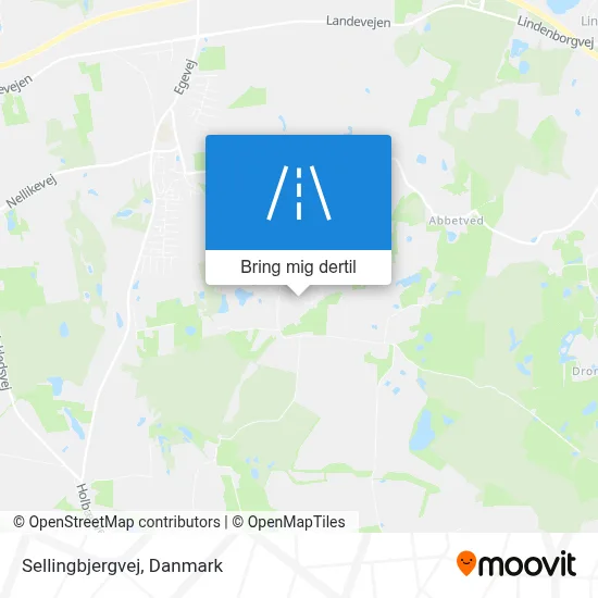 Sellingbjergvej kort