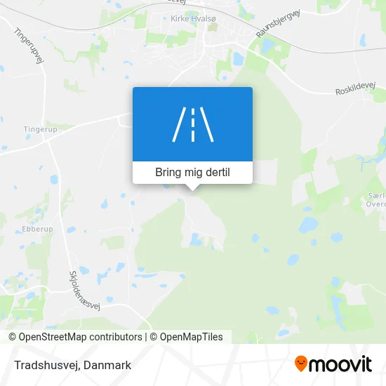 Tradshusvej kort