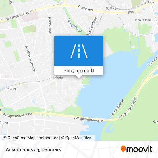 Ankermandsvej kort