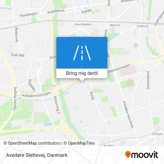 Avedøre Slettevej kort