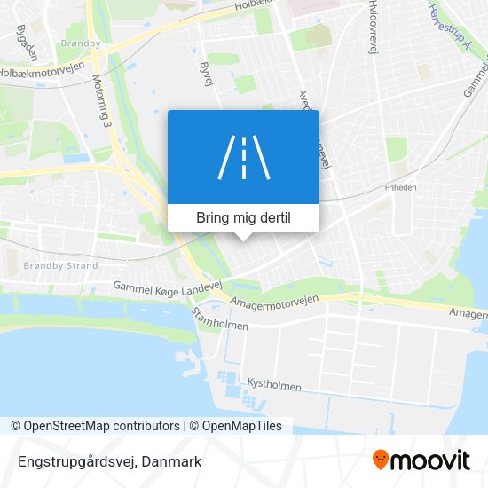 Engstrupgårdsvej kort
