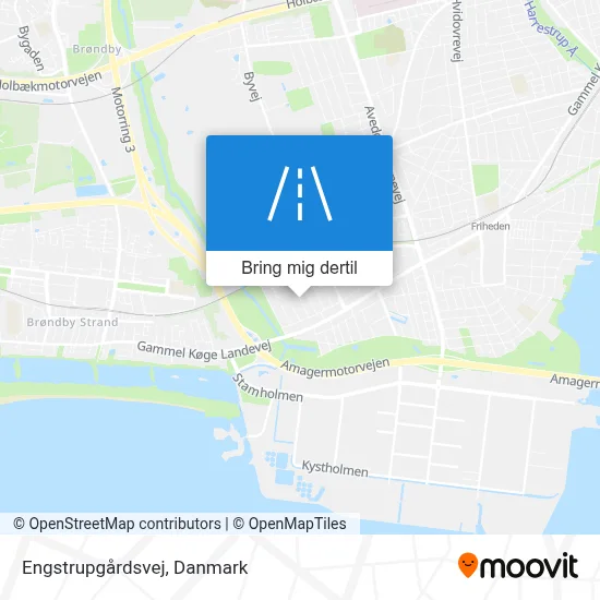Engstrupgårdsvej kort