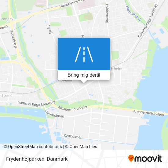 Frydenhøjparken kort