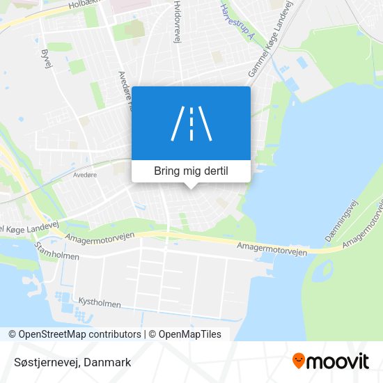 Søstjernevej kort